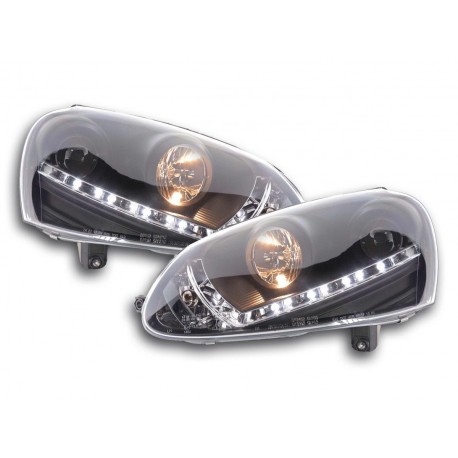 Golf 5 Phares Daylight pour VW  (type 1K) An: 03-08 noir