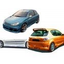 KIT CARROSSERIE COMPLET PEUGEOT 206