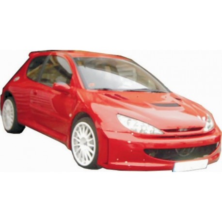 PARE CHOC PEUGEOT 206 WRC AVANT