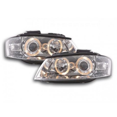 Audi A3 (type 8P) An: 03-07 chrome Angel Eyes